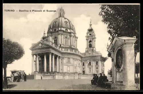 AK Torino, Basilica e Piazzale di Superga