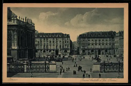 AK Torino, Piazza Castello e Via Roma