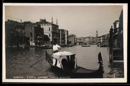 AK Venezia, Canal Grande verso Rialto