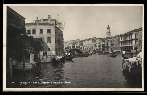AK Venezia, Canal Grande e Ponte di Rialto
