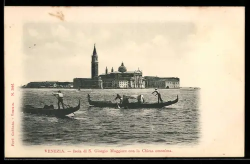 AK Venezia, Isola di S. Giorgio Maggiore con la Chiesa omonima