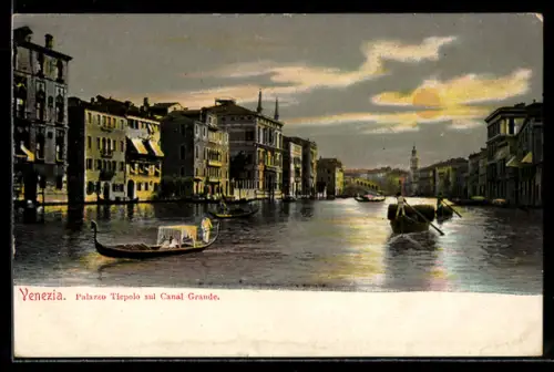 AK Venezia, Palazzo Tiepoio sul Canal Grande