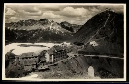 AK Passo Stelvio, Gruppo dell` Ortler, Albergo Passo Stelvio, Cima Garibaldi