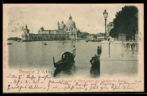 AK Venezia, Dogana di Mare presa dai Giardinetto Reale