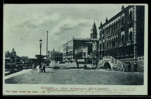 AK Venezia, Riva Schiavoni e Hôtel Danieli