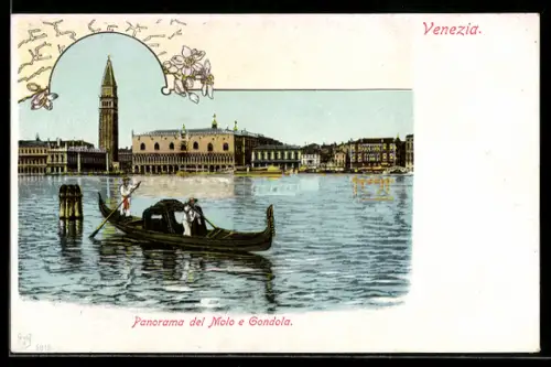 AK Venezia, Panorama del Molo e Gondola