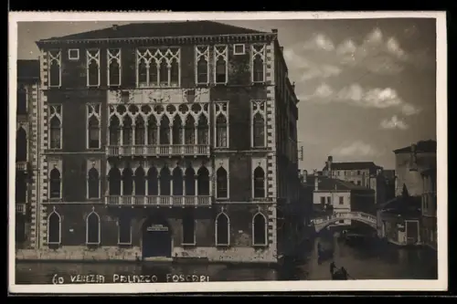 AK Venezia, Palazzo Foscari e canale con gondola