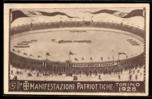 AK Torino, Manifestazioni Patriotiche nello Stadio 1928