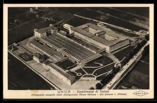 AK Torino, Stabilimenti Unica visti dall`alto