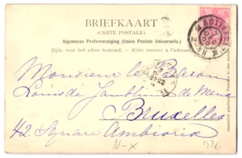 Relief-AK Rotterdam, Haagsche Weer