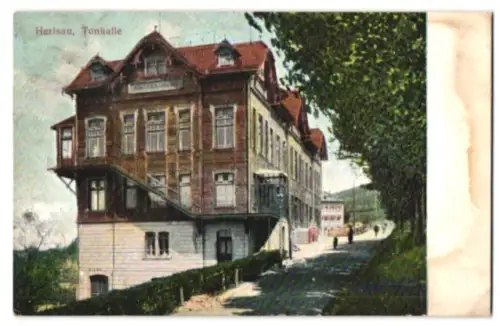 Relief-AK Herisau, Tonhalle