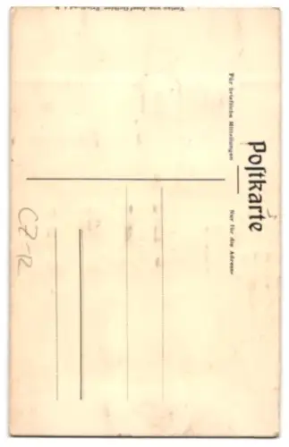 Relief-AK Friedland i. B., Rathaus