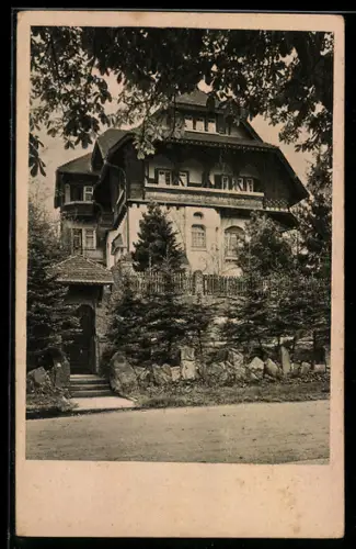 AK Freudenstadt, Hotel-Sanatorium Dr. Bauer, Haus 2