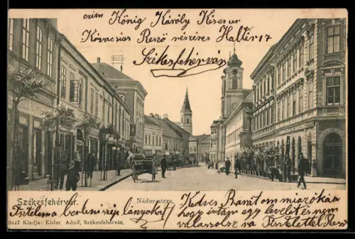 AK Székesfehérvar, Nádor-utcza