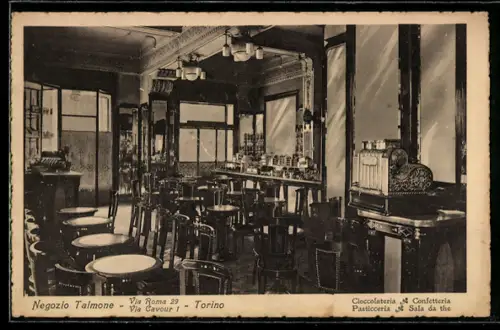 AK Torino, Negozio Talmone, Cioccolateria & Confetteria, Via Roma 29