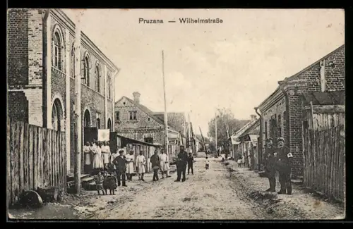 AK Pruzana, Partie in der Wilhelmstrasse