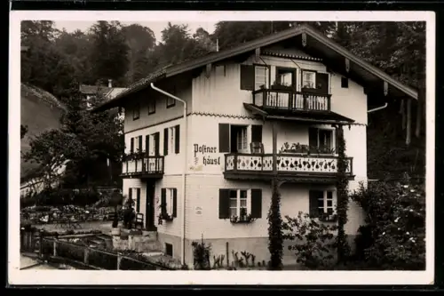 AK Tegernsee, Hotel Postnerhäusl, Bes. A. Keser