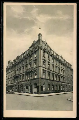 AK München, Hotel & Restaurant Herzog Heinrich in der Ecke Landwer- und Mathildenstrasse, Bes. Joh. Brehm