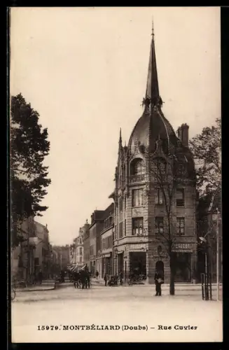 AK Montbéliard /Doubs, Rue Cuvier
