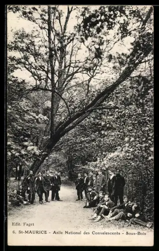 AK St-Maurice, Asile National des Convalescents, Sous-Bois