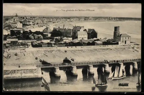AK Sables-d`Olonne, Vue générale des Sables-dOlonne