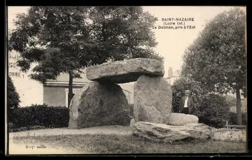 AK Saint-Nazaire, Le Dolmen, pris à l`Est