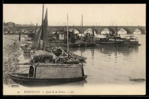 AK Bordeaux, Quai de la Grave