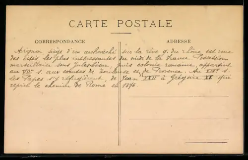 AK Avignon, Vue Générale