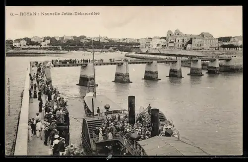 AK Royan, Nouvelle Jetée-Débarcadère