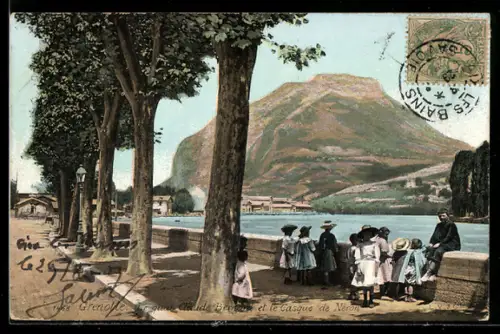 AK Grenoble, Le Quai Claude Bernard et le Casque de Néron