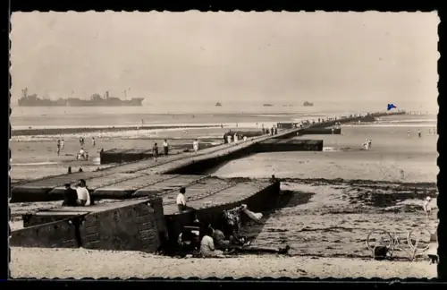 AK Couseulles-sur-Mer /Calvados, Vue générale sur le Ponton