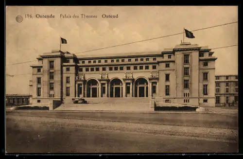 AK Ostende, Palais des Thermes