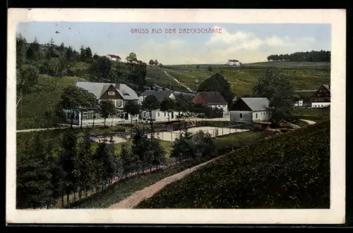 AK Breitenbach, Blick auf das Gasthaus Dreckschänke