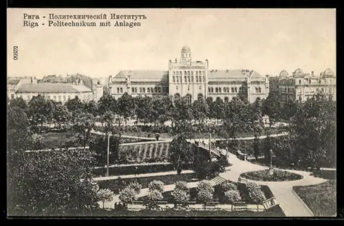AK Riga, Politechnikum mit Anlagen