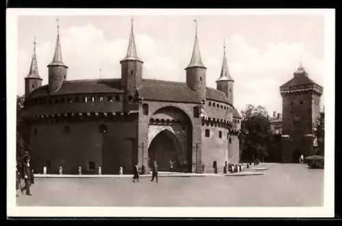 AK Krakau-Krakow, Rundbastei und Florantor