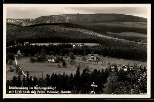 AK Brückenberg, Teilansicht mit Blick nach der Prinz-Heinrich-Baude