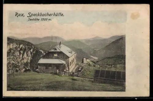 AK Speckbacherhütte mit Umgebung