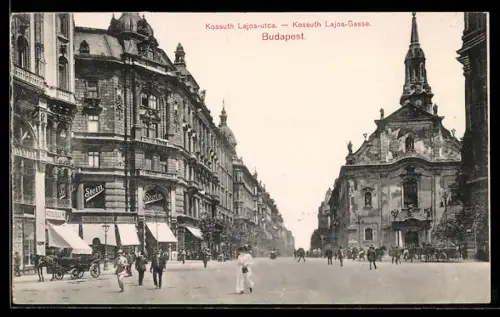 AK Budapest, Kossuth Lajos-Gasse