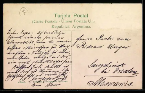 AK Argentinien, Rancho, Ansicht einer Ranch