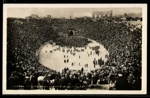 AK Verona, Interno Arena durante un festeggiamento