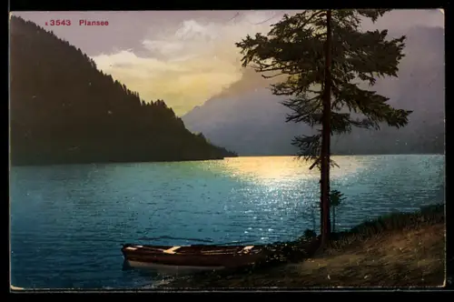 AK Reutte, Plansee im Mondlicht