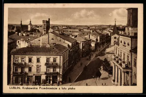 AK Lublin, Krakowskie Przedmiescie z lotu ptaka
