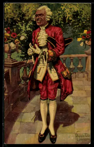 Ölgemälde-Imitations-AK Degi Nr. 1045: Der Kavalier