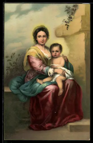 Künstler-AK Stengel & Co. Nr. 29805: Madonna und Kind