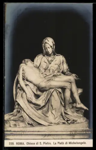 AK Roma, Chiesa di S. Pietro, Statua, Michelangelo: La Pieta