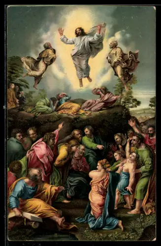Künstler-AK Stengel & Co. Nr. 29811: La Trasfigurazione, Aufersteheung Christi