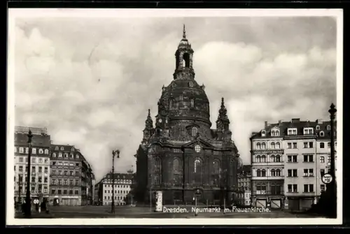 AK Dresden, Neumarkt, Frauenkirche
