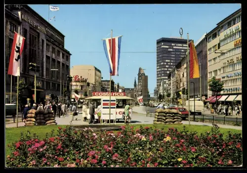 AK Berlin-Charlottenburg, Tauentzienstrasse mit Europa Center