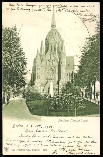 AK Berlin-Kreuzberg, Heilige Kreuzkirche