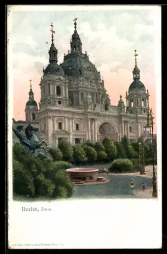 AK Berlin, Blick zum Dom